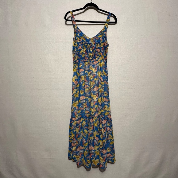 NWT Black Tape Tiered Floral A Line Dress - size M - Picture 4 of 8